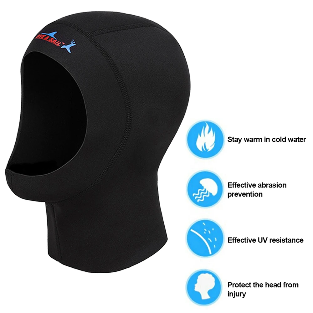 Snorkel Mask Full Face - 1mm Neopren Erkek Kadın Balıkçılık Şnorkel