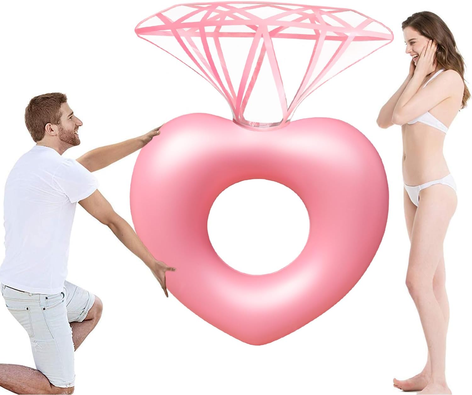 Pool Float Ring Inflatable - Elmas yüzme simidi Floaty Parti Havuzları