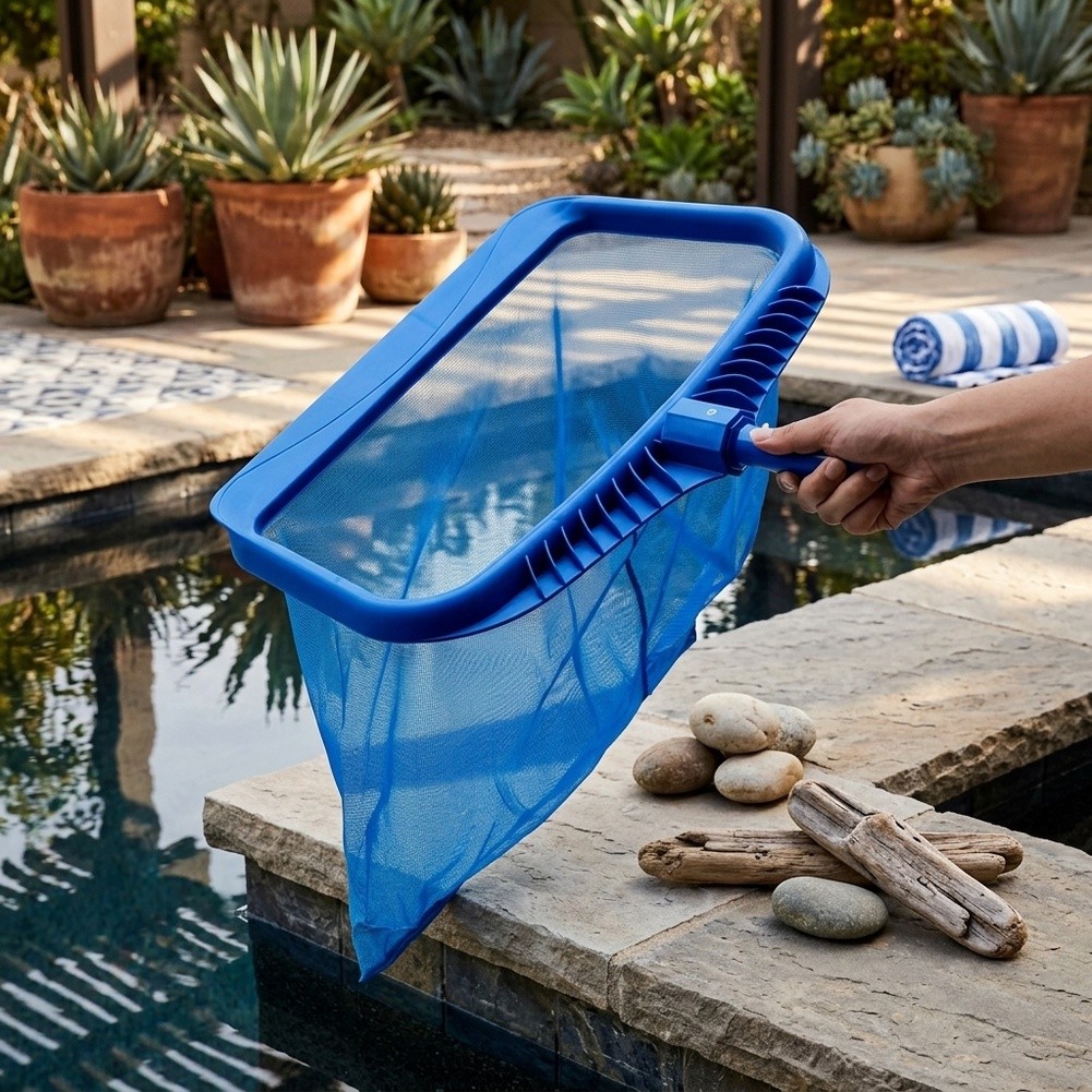 Pool Skimmer Net - Kolay Çöp Temizliği için Derin Tabanlı