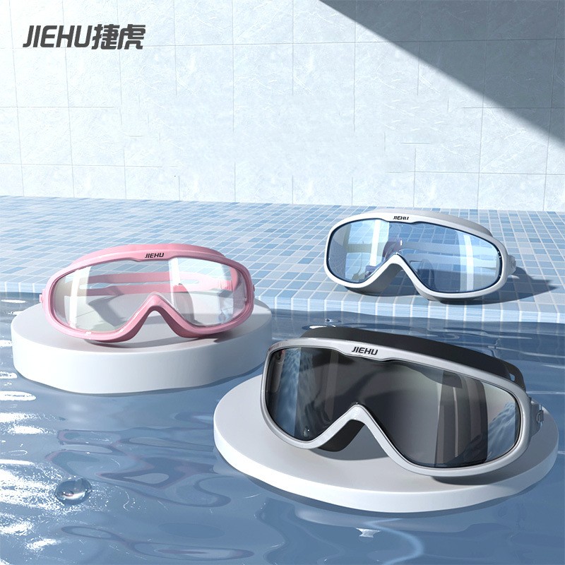 Swim Goggles Anti Fog Uv - Yetişkin miyopi profesyonel su geçirmez silikon