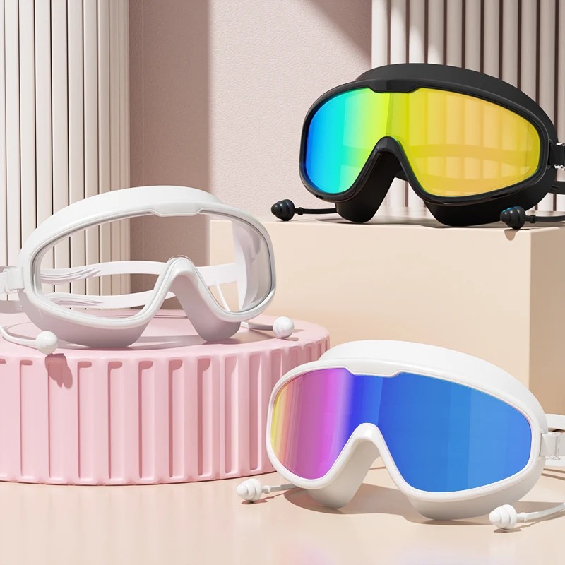 Swim Goggles Anti Fog Uv - Yüzme Gözlüğü Büyük Çerçeveli Yüzme Gözlüğü