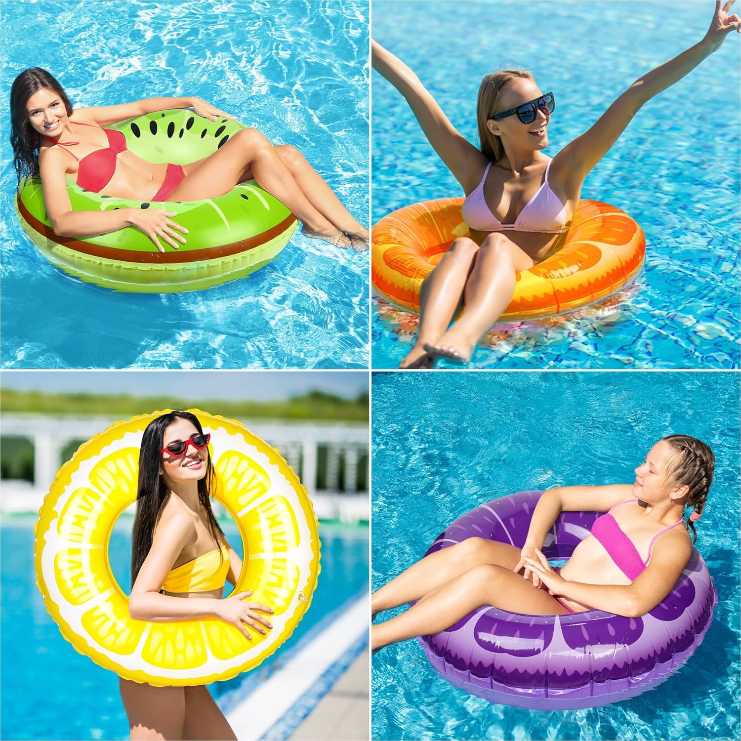 8'li Paket Şişme Havuz Halkala - Pool Float Ring Inflatable incelemesi ve fiyatı
