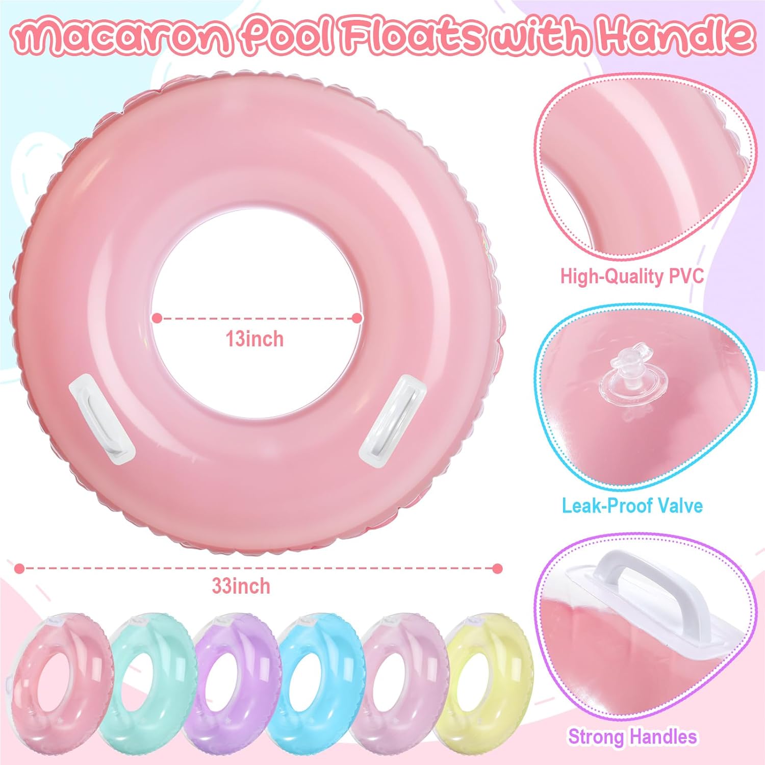 6 paket 33 ''şişme havuz şaman - Pool Float Ring Inflatable incelemesi ve fiyatı