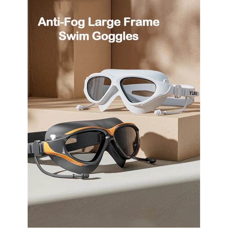 Büyük Çerçeve Profesyonel HD A - Swim Goggles Anti Fog Uv incelemesi ve fiyatı