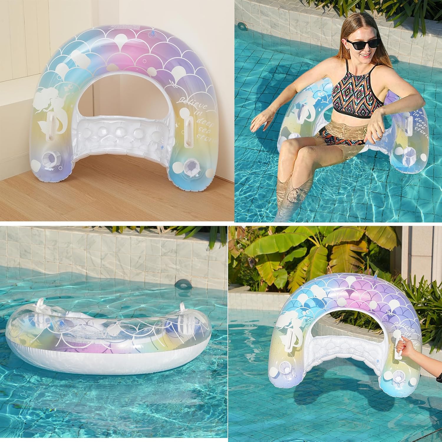 2 adet Denizkızı Havuz Yüzen-3 - Pool Float Ring Inflatable incelemesi ve fiyatı