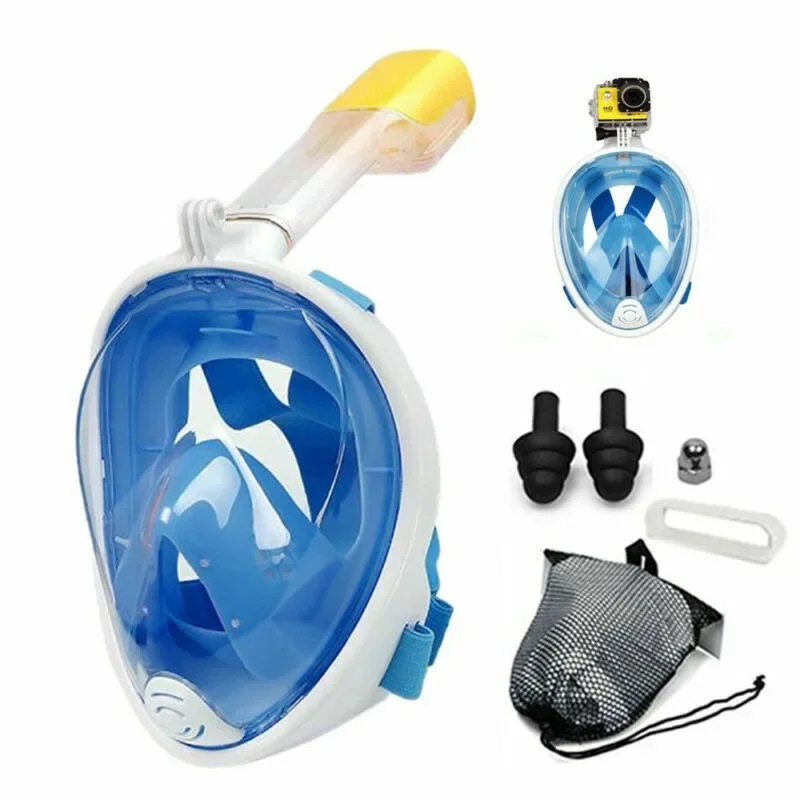 Tam Yüz Kapsayan, Buharlanmayı - Snorkel Mask Full Face incelemesi ve fiyatı