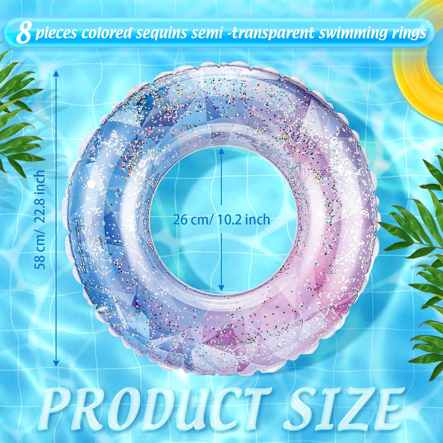 8 adet şişme havuz yüzen oyunc - Pool Float Ring Inflatable incelemesi ve fiyatı