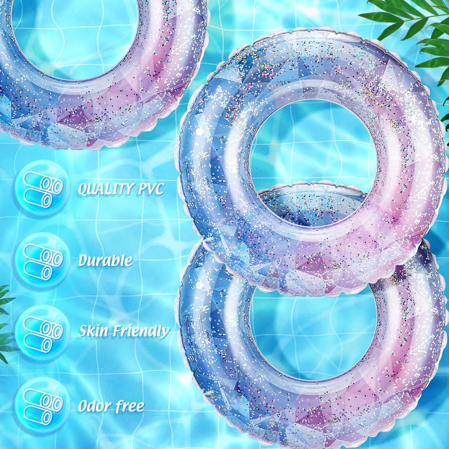 8 adet şişme havuz yüzen oyunc - Pool Float Ring Inflatable incelemesi ve fiyatı
