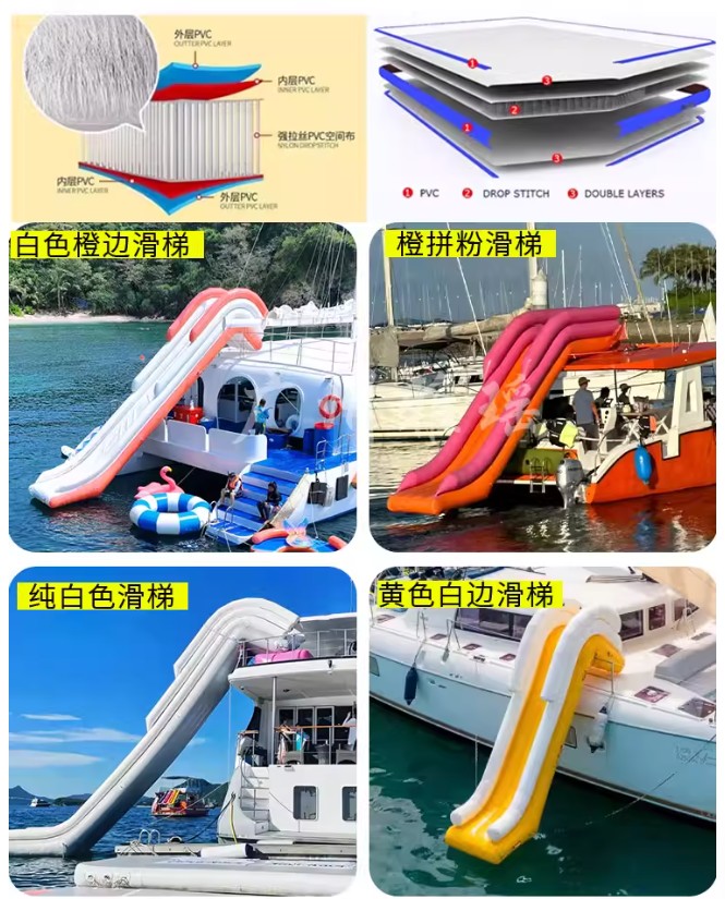 Şişme su yat kaydırağı, fileli - Water Slide Inflatable incelemesi ve fiyatı